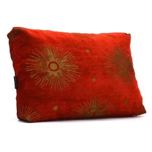 Μαξιλάρι καναπέ Chenille Limoges 25 Κόκκινο Με Φερμουάρ