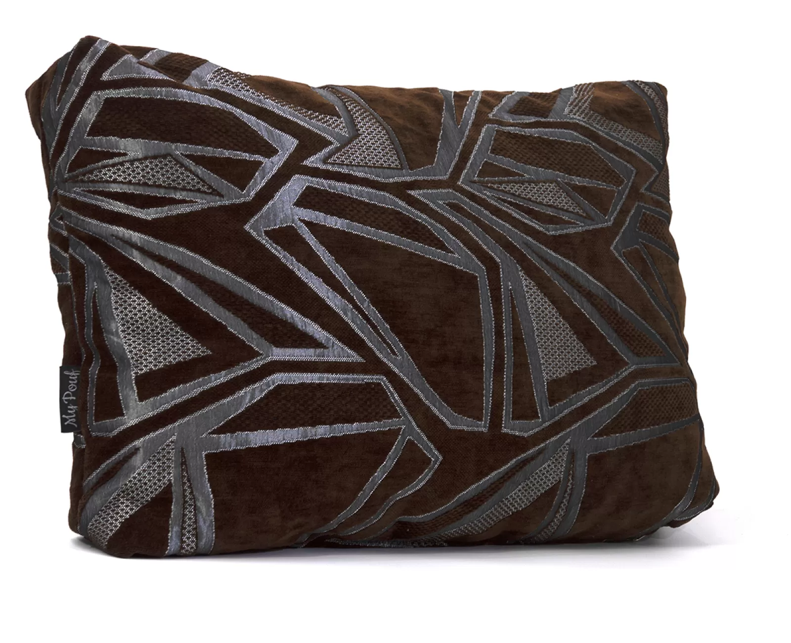 Μαξιλάρι καναπέ Chenille Tokyo 3 Καφέ Με Φερμουάρ | Mypouf.gr Μαξιλάρι καναπέ Chenille Tokyo 3 Καφέ Με Φερμουάρ | Mypouf.gr