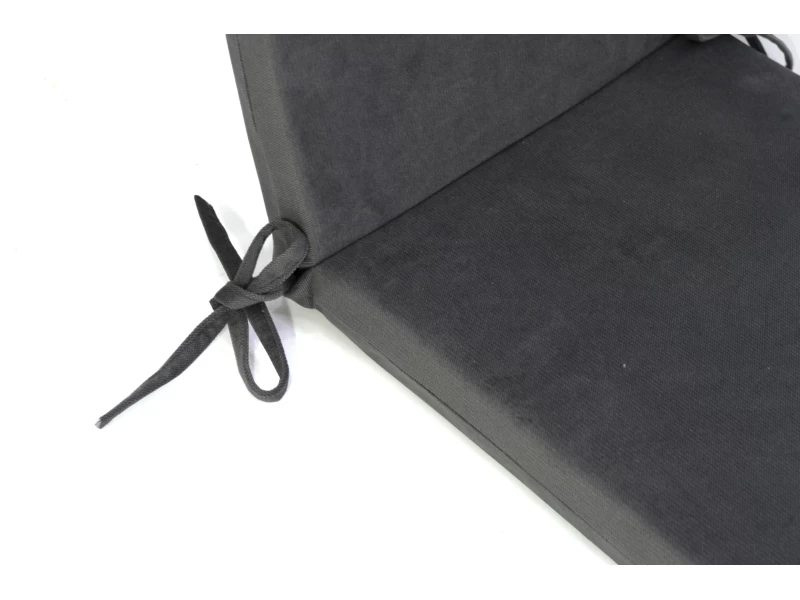 Μαξιλάρι με πλάτη Velure για καρέκλες- πολυθρόνες με κορδόνια στην πλάτη μονόχρωμο Γκρι Μαξιλάρι με πλάτη Velure για καρέκλες- πολυθρόνες με κορδόνια στην πλάτη μονόχρωμο Γκρι