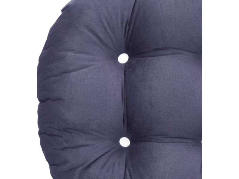 Μαξιλάρι στρογγυλό Velure κάθισμα μπαμπού - Μωβ