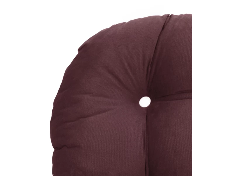 Μαξιλάρι στρογγυλό Velure κάθισμα μπαμπού - Μπορντώ