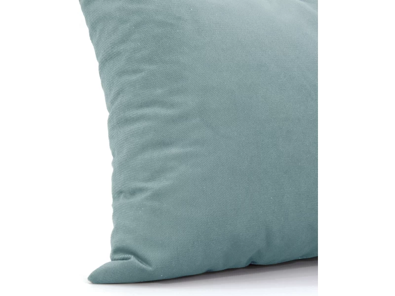 Μαξιλάρι Velure καναπέ - δαπέδου μονόχρωμο Γαλάζιο