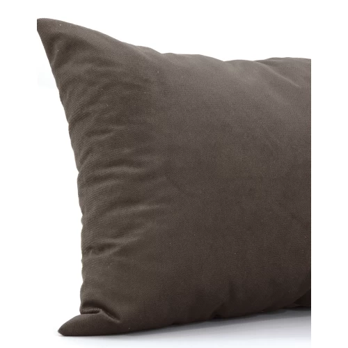 Μαξιλάρι Velure καναπέ - δαπέδου μονόχρωμο Καφέ