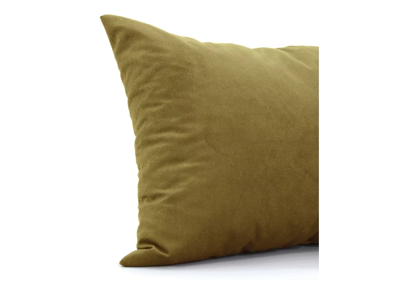 Μαξιλάρι Velure καναπέ - δαπέδου μονόχρωμο κίτρινο