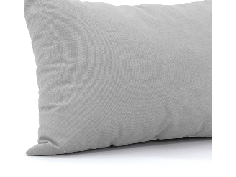 Μαξιλάρι Velure καναπέ - δαπέδου μονόχρωμο Λευκό