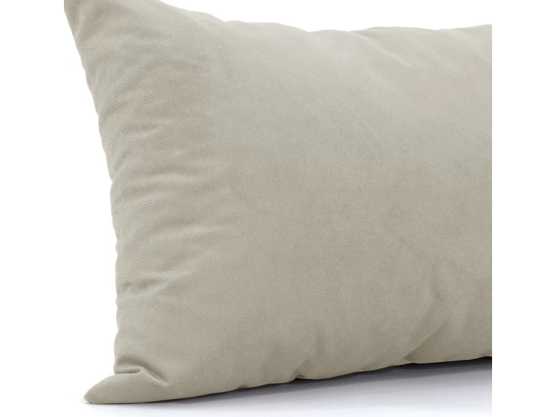 Μαξιλάρι Velure καναπέ - δαπέδου μονόχρωμο Μπεζ