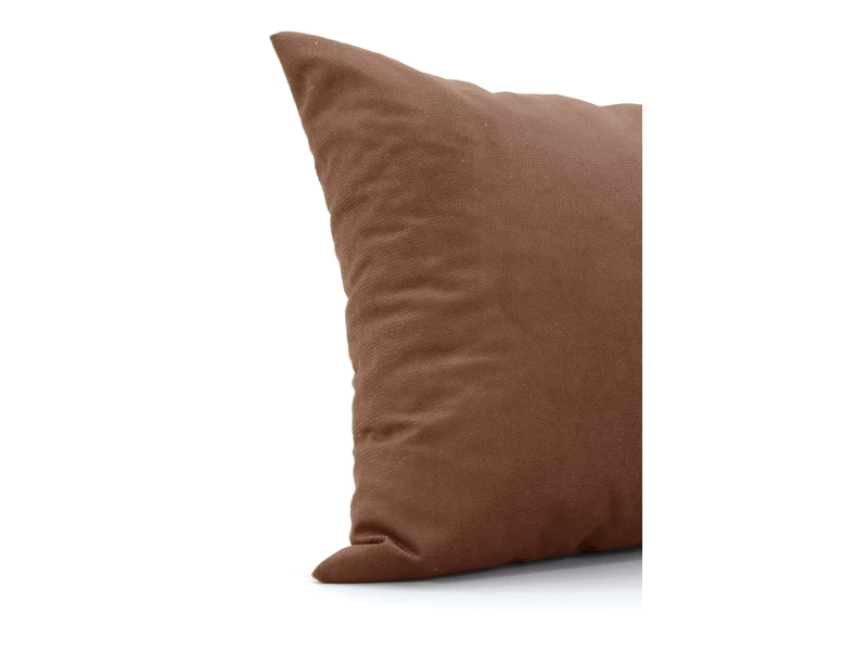 Μαξιλάρι Velure καναπέ - δαπέδου μονόχρωμο Πορτοκαλί