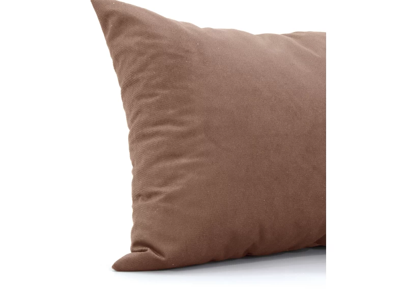 Μαξιλάρι Velure καναπέ - δαπέδου μονόχρωμο Σομόν