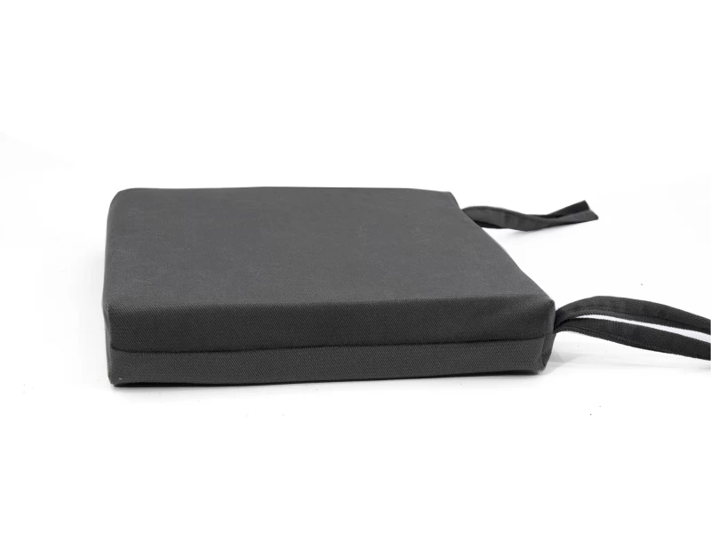 Μαξιλάρι Velure καρέκλας τετράγωνο γκρι χρώμα