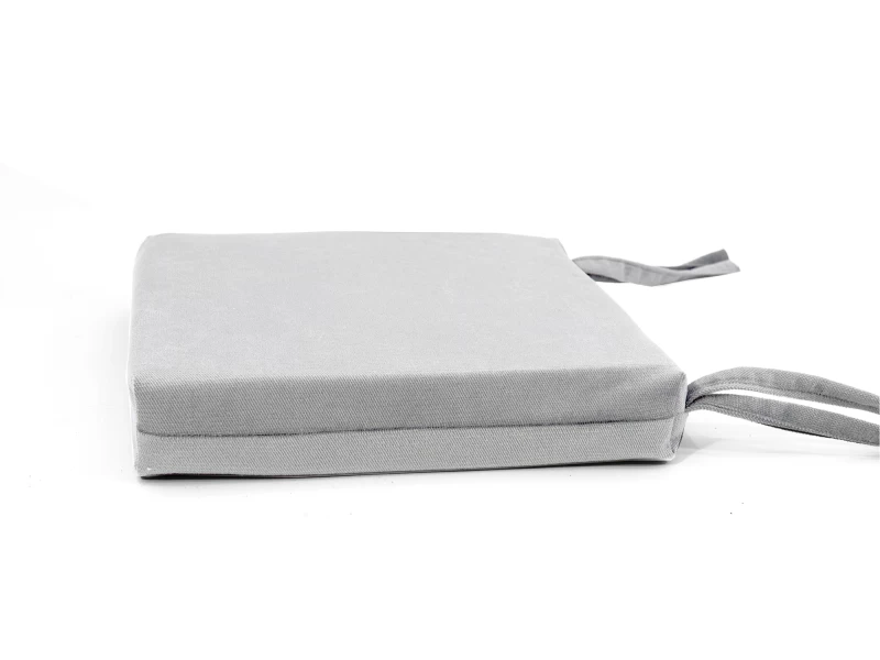 Μαξιλάρι Velure καρέκλας τετράγωνο λευκό χρώμα