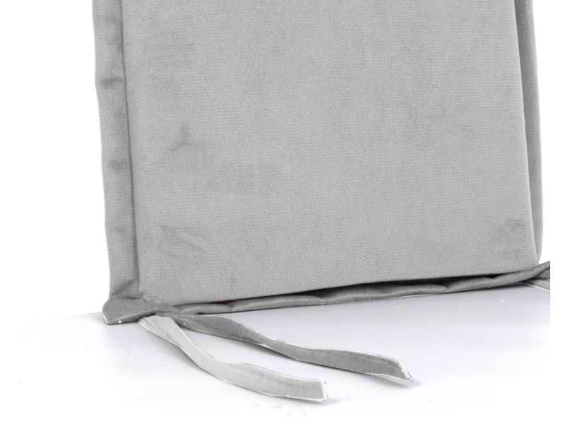 Μαξιλάρι Velure καρέκλας τετράγωνο λευκό χρώμα με αυτιά