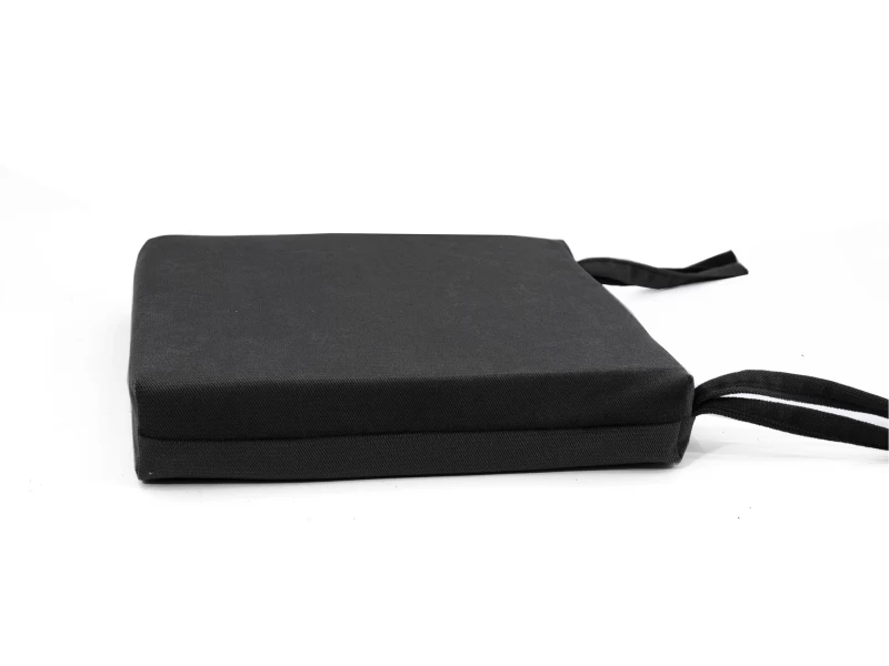 Μαξιλάρι Velure καρέκλας τετράγωνο μαύρο χρώμα