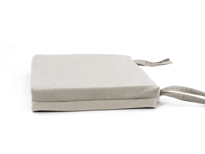 Μαξιλάρι Velure καρέκλας τετράγωνο μπέζ χρώμα