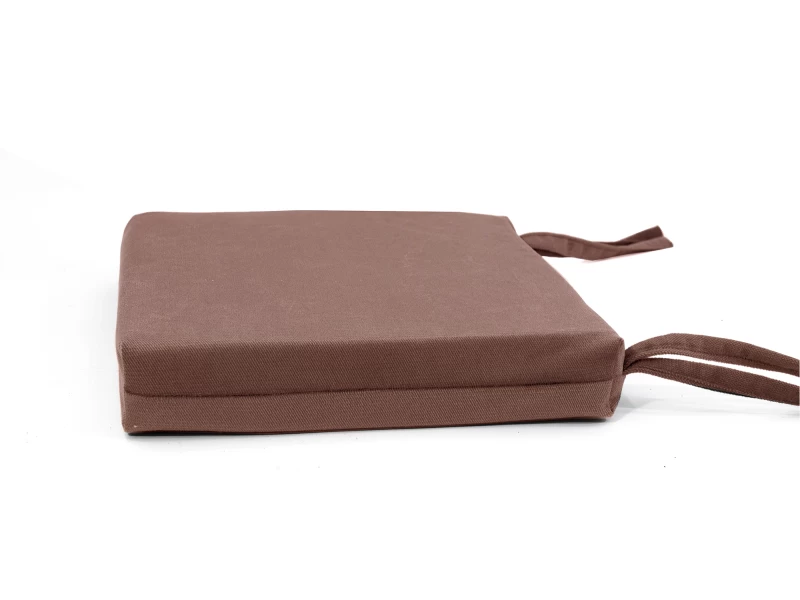 Μαξιλάρι Velure καρέκλας τετράγωνο σομόν χρώμα