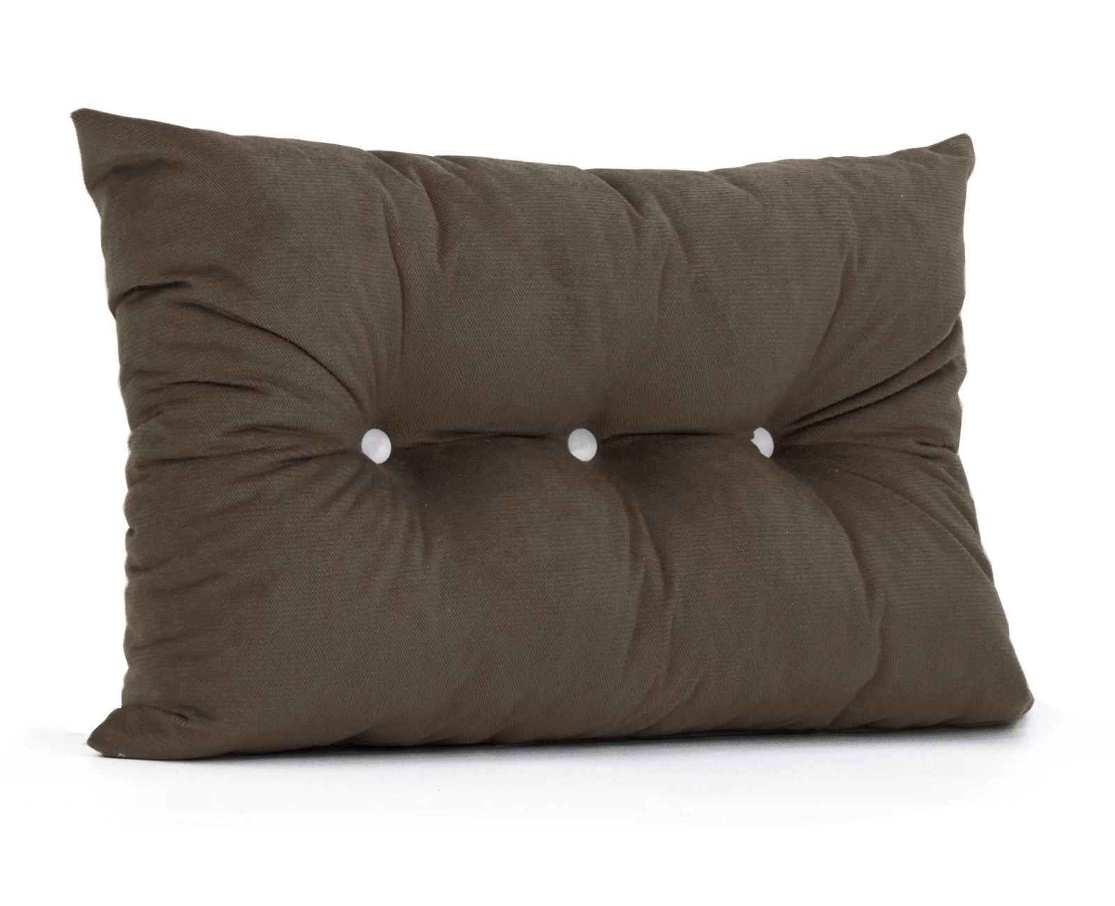 Μαξιλάρι Velure πλάτης με 2+ κουμπιά καφέ | Mypouf.gr Μαξιλάρι Velure πλάτης με 2+ κουμπιά καφέ | Mypouf.gr
