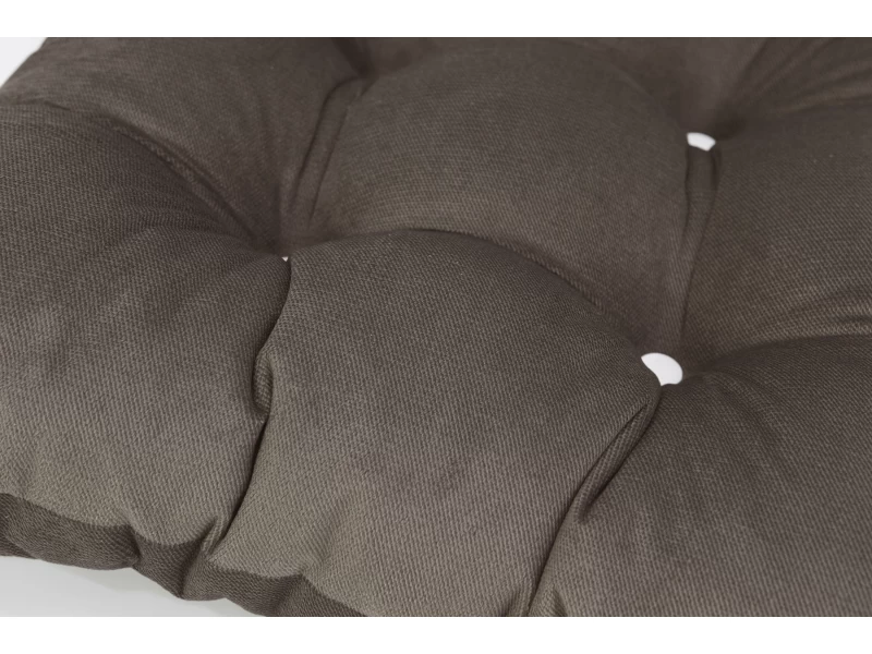 Μαξιλάρι Velure μονόχρωμο καφέ για παλέτα με κουμπιά - Μπαμπού Μαξιλάρι Velure μονόχρωμο καφέ για παλέτα με κουμπιά - Μπαμπού