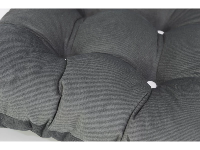 Μαξιλάρι Velure μονόχρωμο γκρί για παλέτα με κουμπιά - Μπαμπού Μαξιλάρι Velure μονόχρωμο γκρί για παλέτα με κουμπιά - Μπαμπού