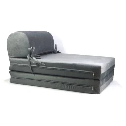 Πολυθρόνα - Κρεβάτι Flip Chair Velure Florina γκρι
