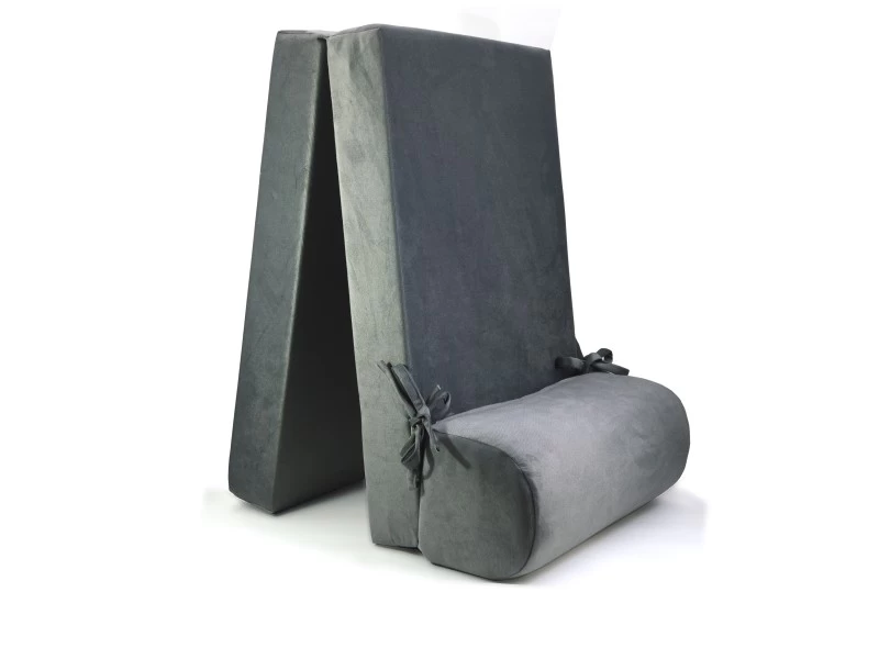 Πολυθρόνα - Κρεβάτι Flip Chair Velure Florina αποχρώσεις του κίτρινου