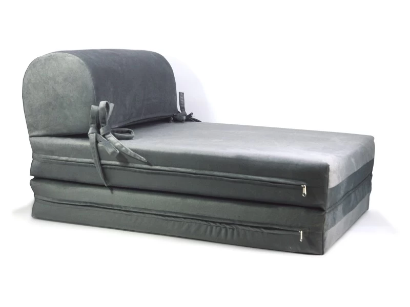 Πολυθρόνα - Κρεβάτι Flip Chair Velure Florina γκρι