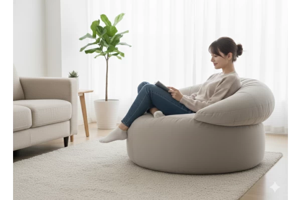 Πουφ πολυθρόνα Big size Velure