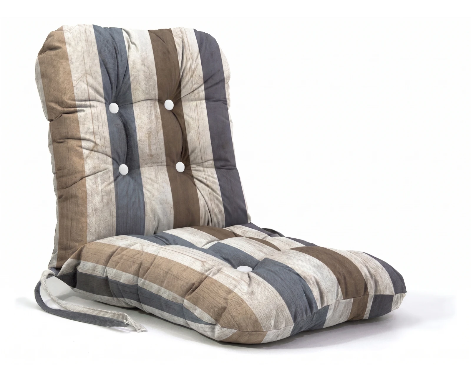 Μαξιλάρι μπαμπού wooden design ύφασμα λονέτα με πλάτη | Mypouf.gr