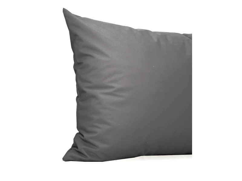 Μαξιλάρι αδιάβροχο καναπέ - δαπέδου μονόχρωμο ανθρακί
