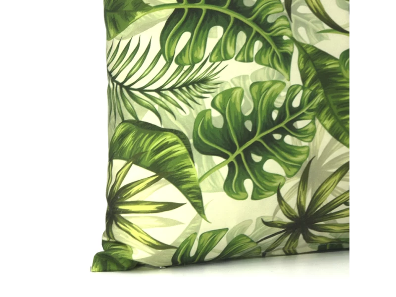 Μαξιλάρι καναπέ - δαπέδου βαμβακερό με 70% αδιαβροχοποίηση (Leaves 16137)