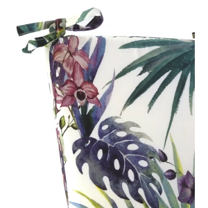 Μαξιλάρι με δέσιμο βαμβακερό με 70% αδιαβροχοποίηση (Leaves 8813) με μονοκόμματο αφρολέξ