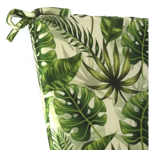 Μαξιλάρι με δέσιμο βαμβακερό με 70% αδιαβροχοποίηση (Leaves 16137) με μονοκόμματο αφρολέξ