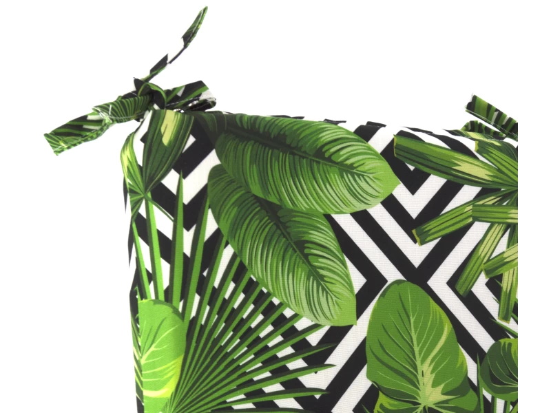 Μαξιλάρι με δέσιμο βαμβακερό με 70% αδιαβροχοποίηση (Leaves 17160) με μονοκόμματο αφρολέξ Μαξιλάρι με δέσιμο βαμβακερό με 70% αδιαβροχοποίηση (Leaves 17160) με μονοκόμματο αφρολέξ