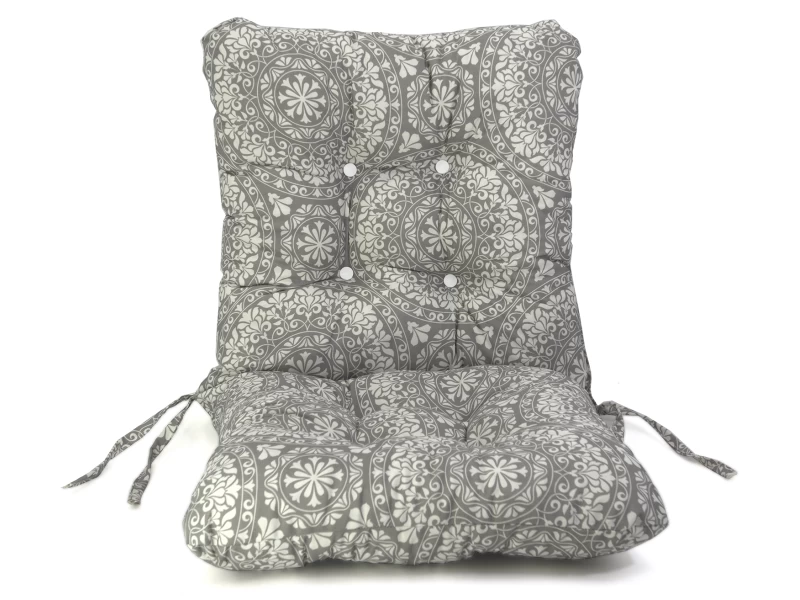 Μαξιλάρι με πλάτη για πολυθρόνες με κουμπιά βαμβακερό με 70% αδιαβροχοποίηση (Design 15357-06) - Μπαμπού