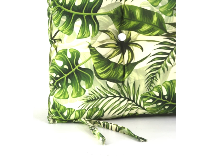 Μαξιλάρι πέταλο για κάθισμα με κουμπιά βαμβακερό 70% αδιαβροχοποίηση (Leaves 16137)