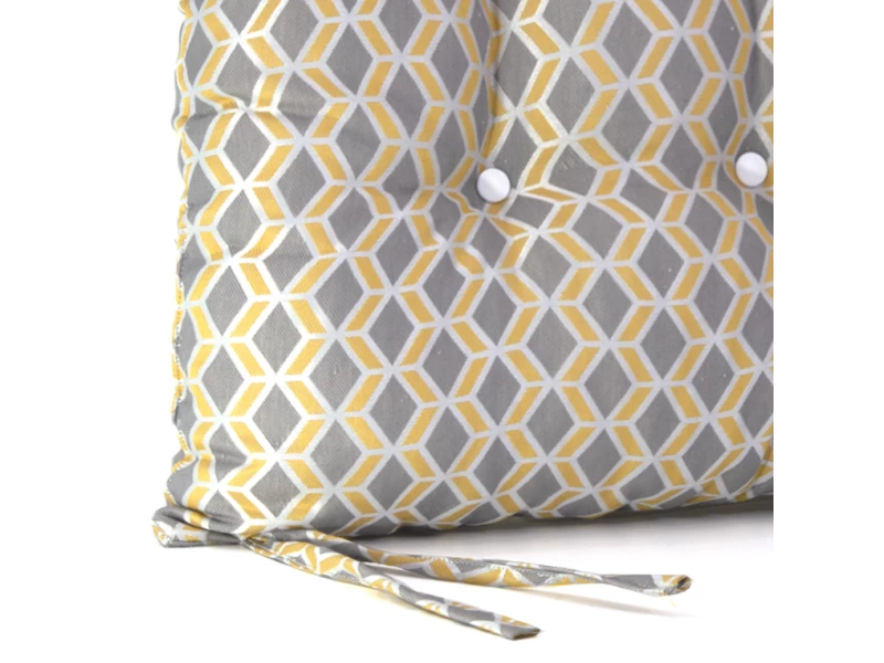 Μαξιλάρι πέταλο για κάθισμα με κουμπιά βαμβακερό 70% αδιαβροχοποίηση (Beehive)