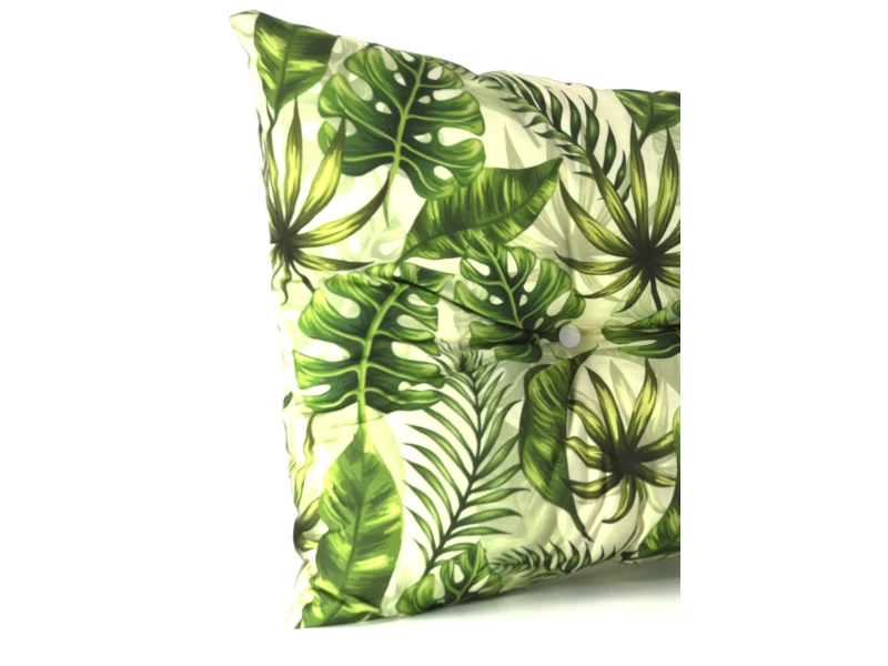 Μαξιλάρι Πλάτης Με 2 Κουμπιά βαμβακερό με 70% αδιαβροχοποίηση (Leaves 16137)