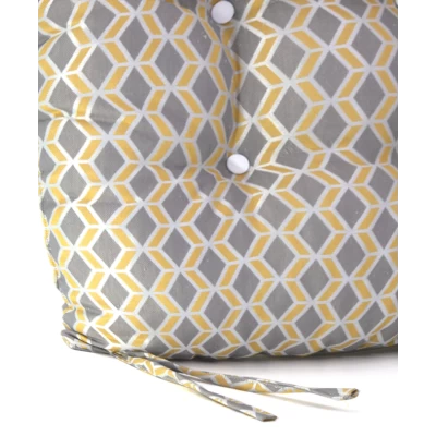 Μαξιλάρι στρογγυλό για κάθισμα με κουμπιά βαμβακερό 70% αδιαβροχοποίηση (Beehive) Μαξιλάρι στρογγυλό για κάθισμα με κουμπιά βαμβακερό 70% αδιαβροχοποίηση (Beehive)