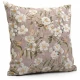 Μαξιλάρι καναπέ - δαπέδου Ύφασμα Λονέτα απόχρωση του σομόν με σχέδιo λουλούδια Leire 301 | Mypouf.gr