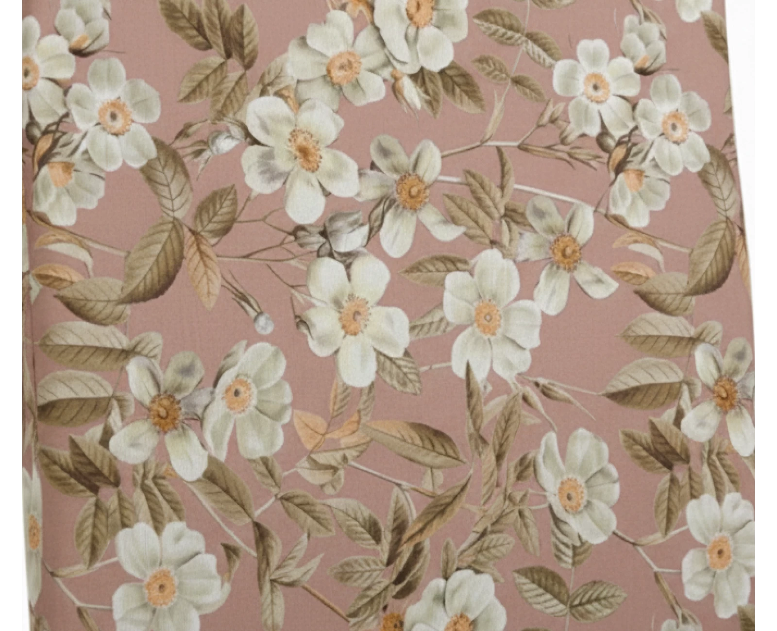 Μαξιλάρι Καρέκλας Με Δέσιμο - Λονέτα Ύφασμα απόχρωση του σομόν με σχέδιo λουλούδια Leire 301 | Mypouf.gr