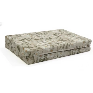 Μαξιλάρι λονέτα ύφασμα για παλέτα απόχρωση του μπέζ με σχέδιo λουλούδια Leire 101