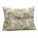 Μαξιλάρι Πλάτης Με 2 Κουμπιά Λονέτα απόχρωση του μπέζ με σχέδιo λουλούδια Leire 101 | Mypouf.gr