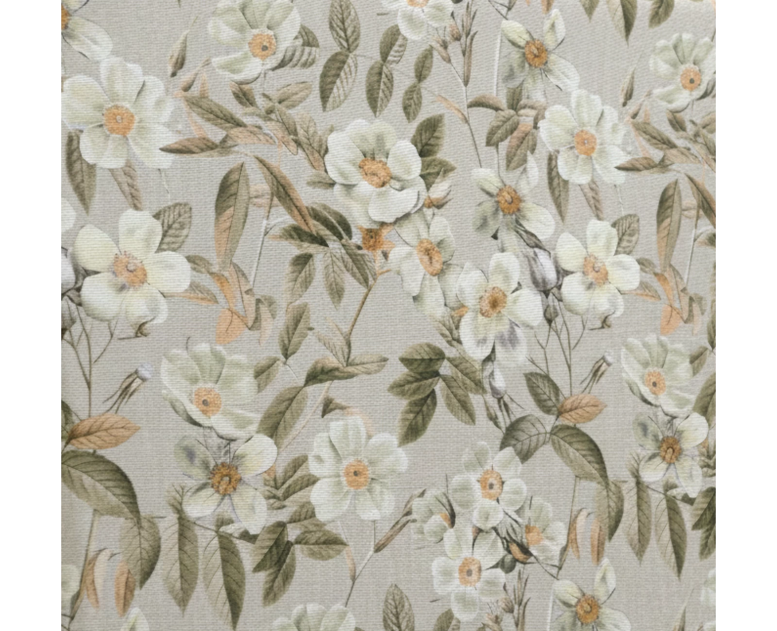 Μαξιλάρι πλάτης τριγωνικό Λονέτα Ύφασμα απόχρωση του μπεζ με σχέδιo λουλούδια Leire 101 | Mypouf.gr