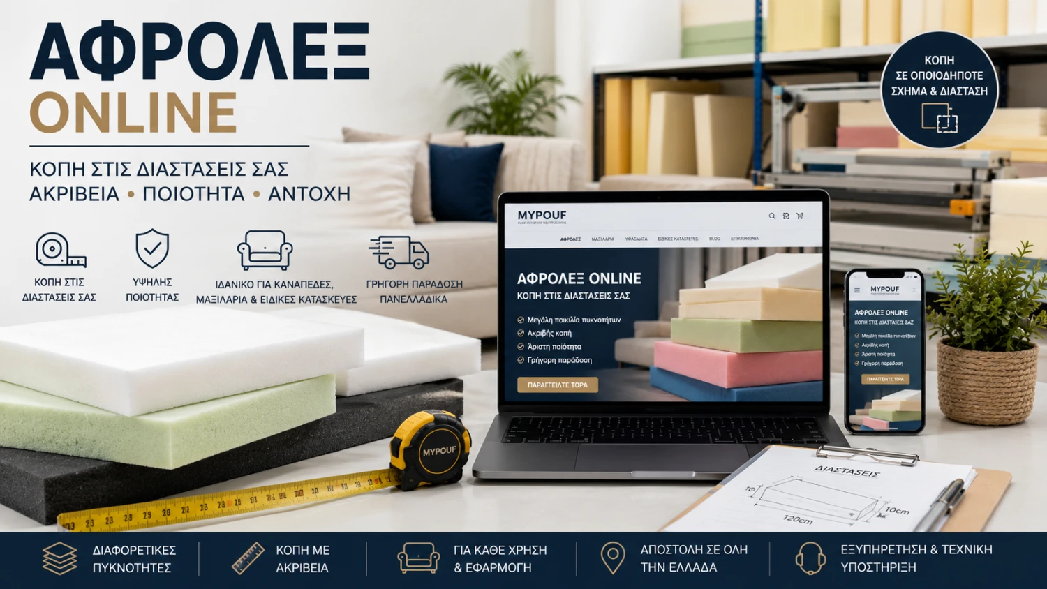 Αφρολέξ Online | Ο Πλήρης Οδηγός για Αγορά Αφρολέξ μέσω Internet