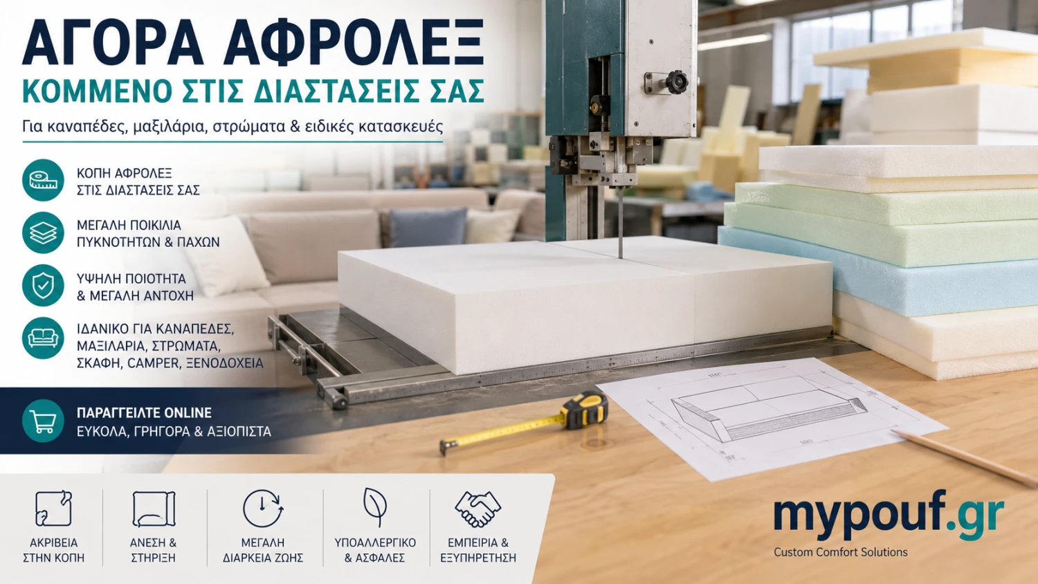 Αγορά Αφρολέξ | Ο Απόλυτος Οδηγός Επιλογής για Κάθε Εφαρμογή