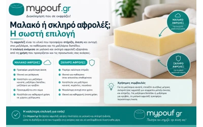 Μαλακό ή σκληρό αφρολέξ; Η σωστή επιλογή