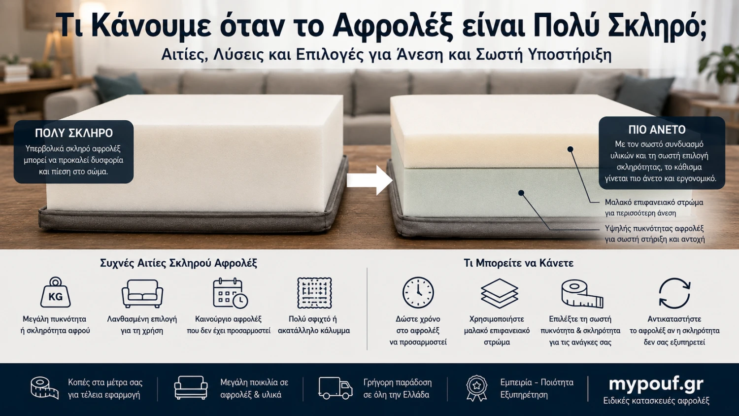 Τι Κάνουμε όταν το Αφρολέξ Είναι Πολύ Σκληρό;