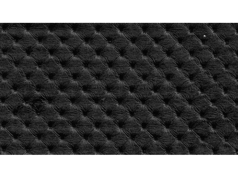 Δερματίνη με το μέτρο Arizona 7 Pu / Pvc Capitone Black