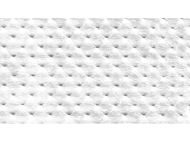 Δερματίνη με το μέτρο Arizona 8 Pu / Pvc Capitone White