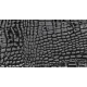Manaos 11 Crocodile Skin Effect Dark Silver - Black (634-264) 