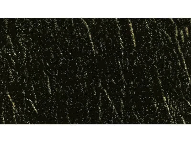 Δερματίνη με το μέτρο Manaos 23 Pu / Pvc Glossy Black - Gold Glitter