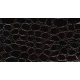 Manaos 25 Crocodile Skin Effect Dark Brown - Silver Glitter	(634-278) 